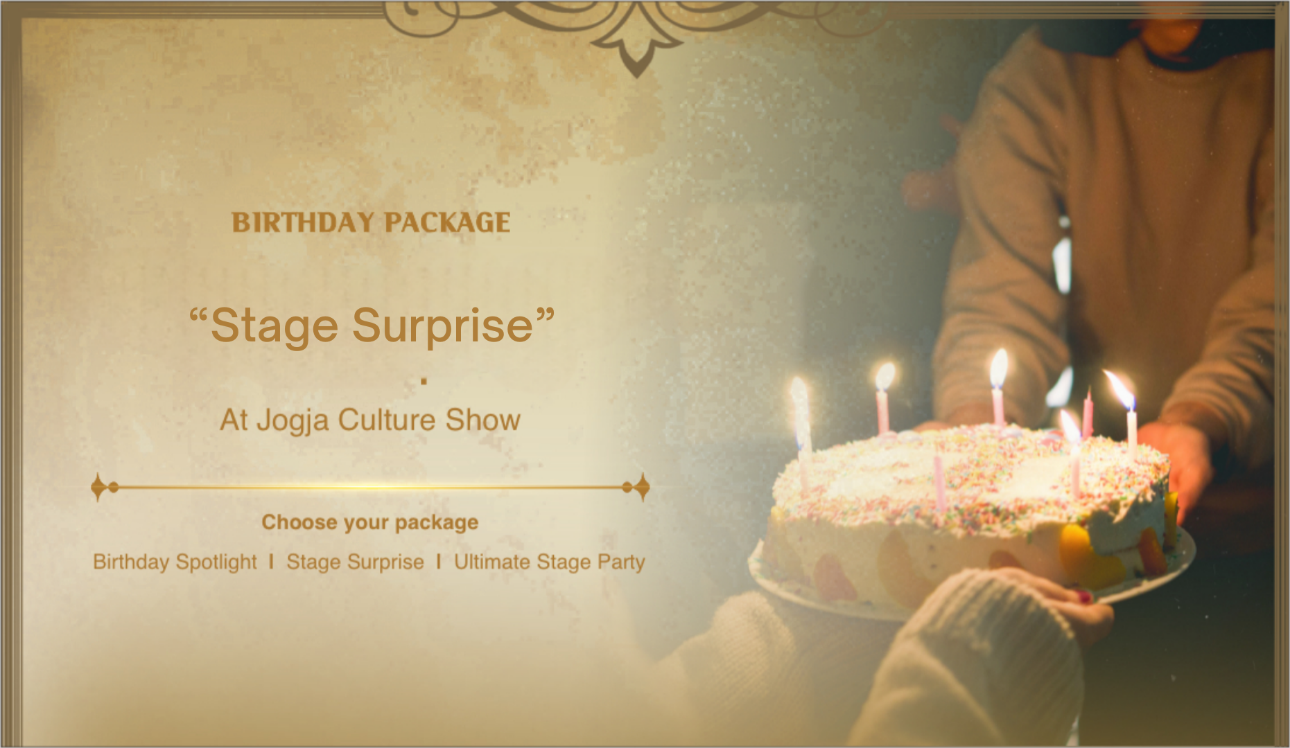 Paket “Stage Surprise”